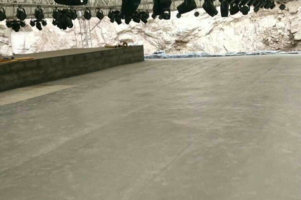 石家莊駝梁景區舞臺地面舞蹈地膠鋪設案例