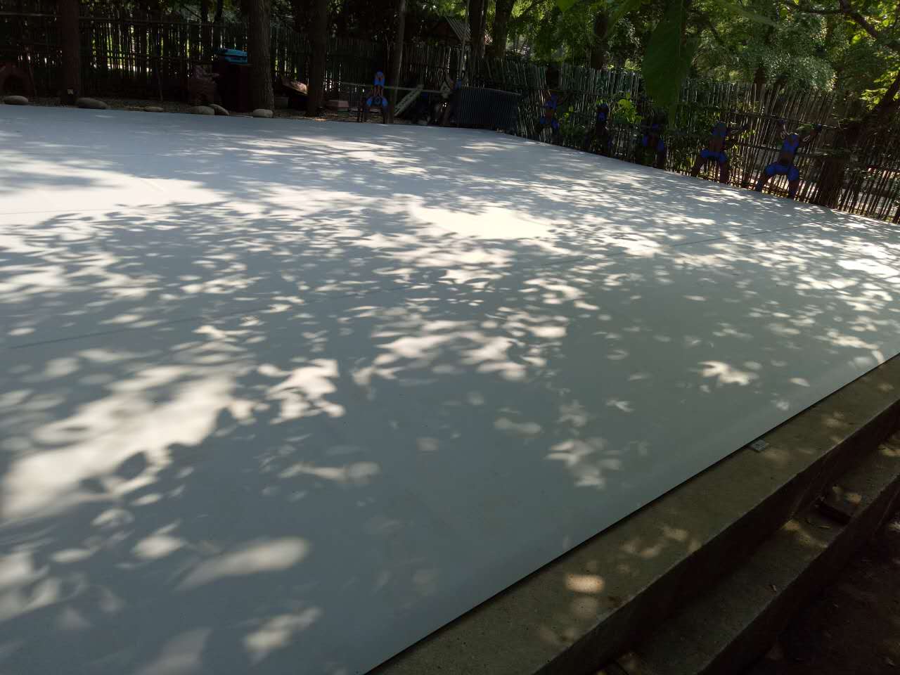 舞臺地膠--北京天幕舞林沙龍室外舞臺地膠成功案例