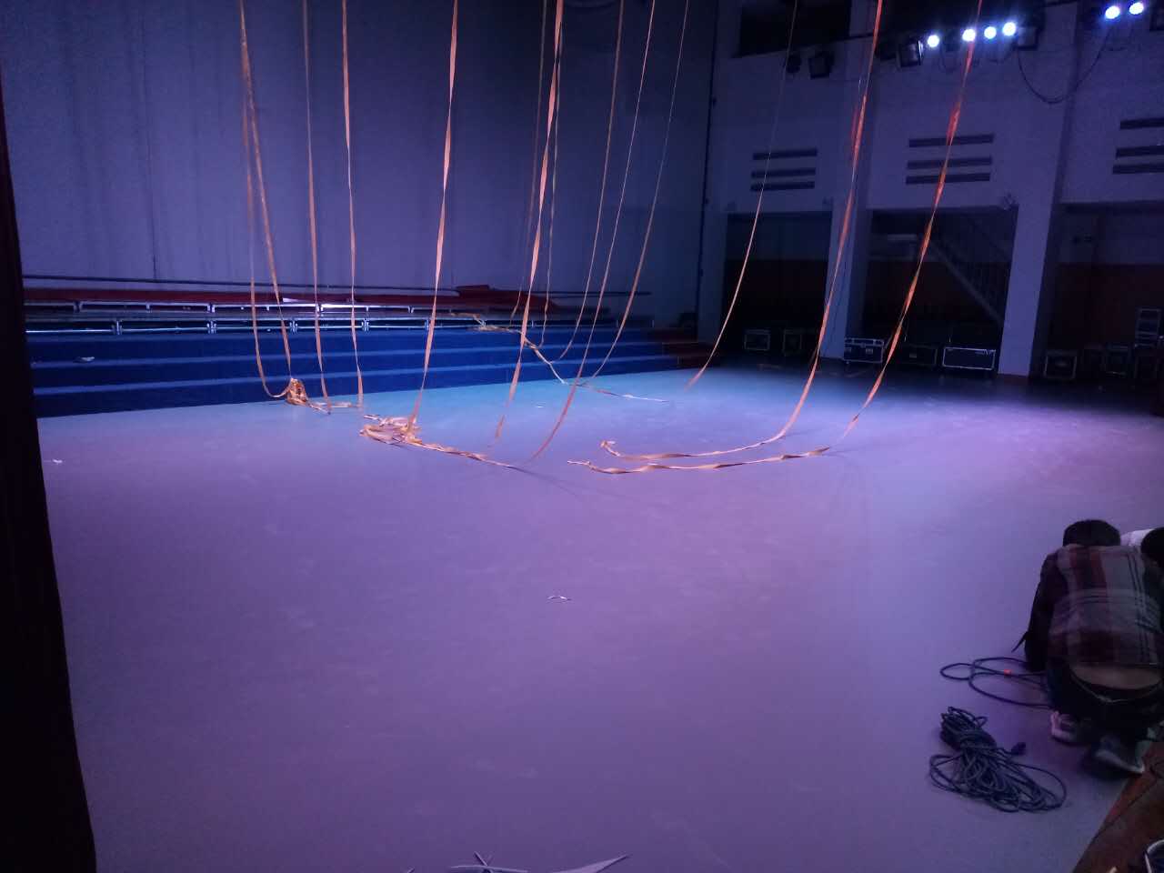 舞臺地膠--江西上饒玉山縣文化館成功案例